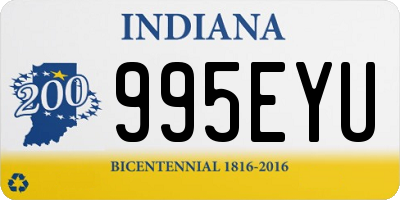 IN license plate 995EYU