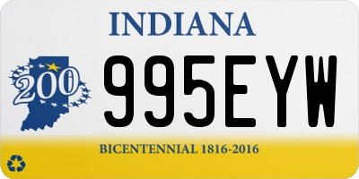 IN license plate 995EYW