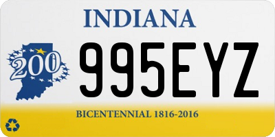 IN license plate 995EYZ