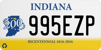 IN license plate 995EZP