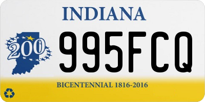 IN license plate 995FCQ