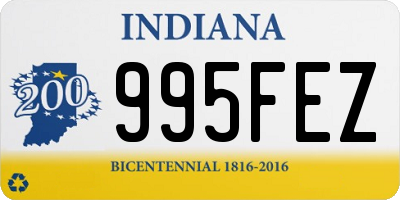 IN license plate 995FEZ