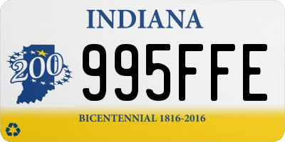 IN license plate 995FFE