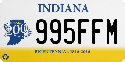 IN license plate 995FFM