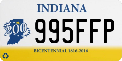 IN license plate 995FFP