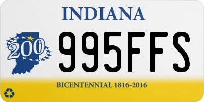 IN license plate 995FFS