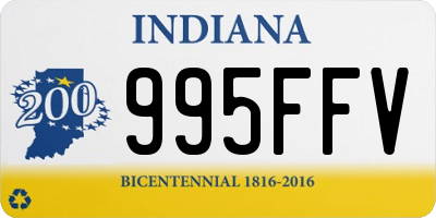 IN license plate 995FFV