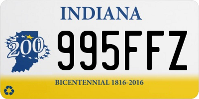 IN license plate 995FFZ