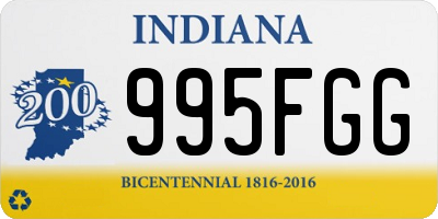 IN license plate 995FGG