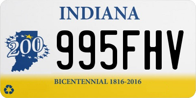 IN license plate 995FHV