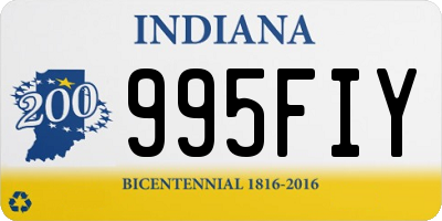 IN license plate 995FIY