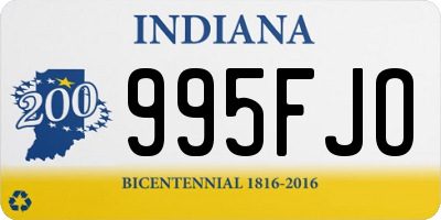 IN license plate 995FJO