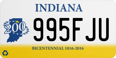 IN license plate 995FJU