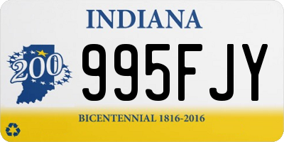 IN license plate 995FJY