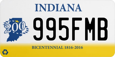 IN license plate 995FMB