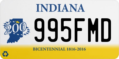 IN license plate 995FMD