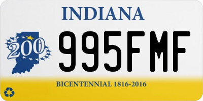 IN license plate 995FMF