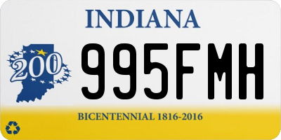 IN license plate 995FMH