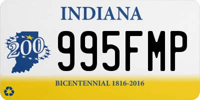 IN license plate 995FMP