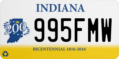 IN license plate 995FMW