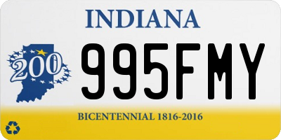 IN license plate 995FMY