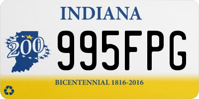 IN license plate 995FPG