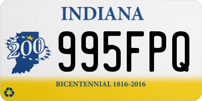 IN license plate 995FPQ