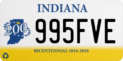 IN license plate 995FVE