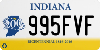 IN license plate 995FVF