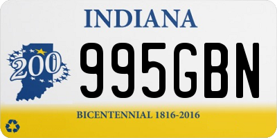 IN license plate 995GBN