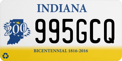 IN license plate 995GCQ