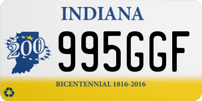 IN license plate 995GGF