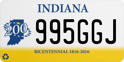 IN license plate 995GGJ