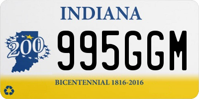 IN license plate 995GGM