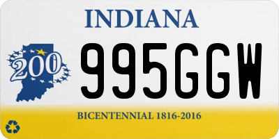 IN license plate 995GGW