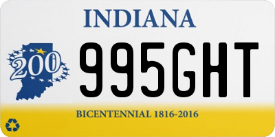 IN license plate 995GHT