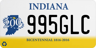 IN license plate 995GLC