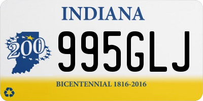 IN license plate 995GLJ