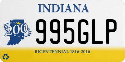 IN license plate 995GLP