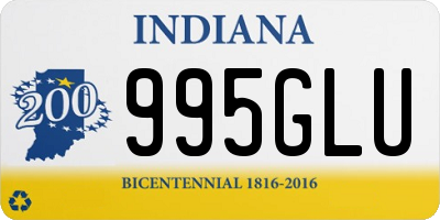 IN license plate 995GLU