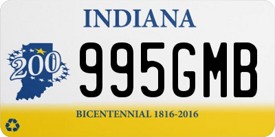 IN license plate 995GMB