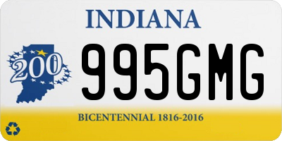 IN license plate 995GMG