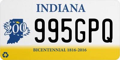 IN license plate 995GPQ