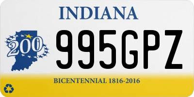 IN license plate 995GPZ