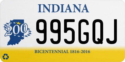 IN license plate 995GQJ