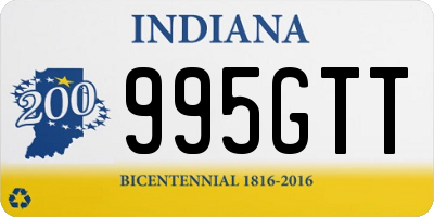 IN license plate 995GTT