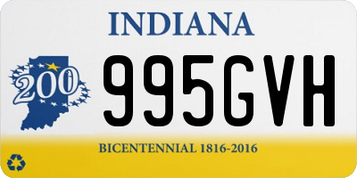 IN license plate 995GVH