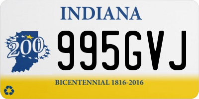 IN license plate 995GVJ