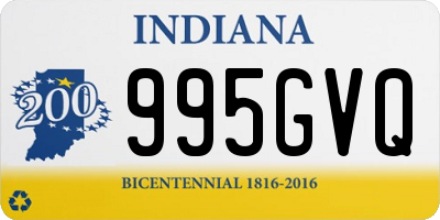 IN license plate 995GVQ