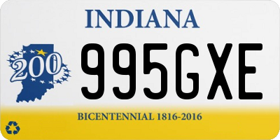 IN license plate 995GXE